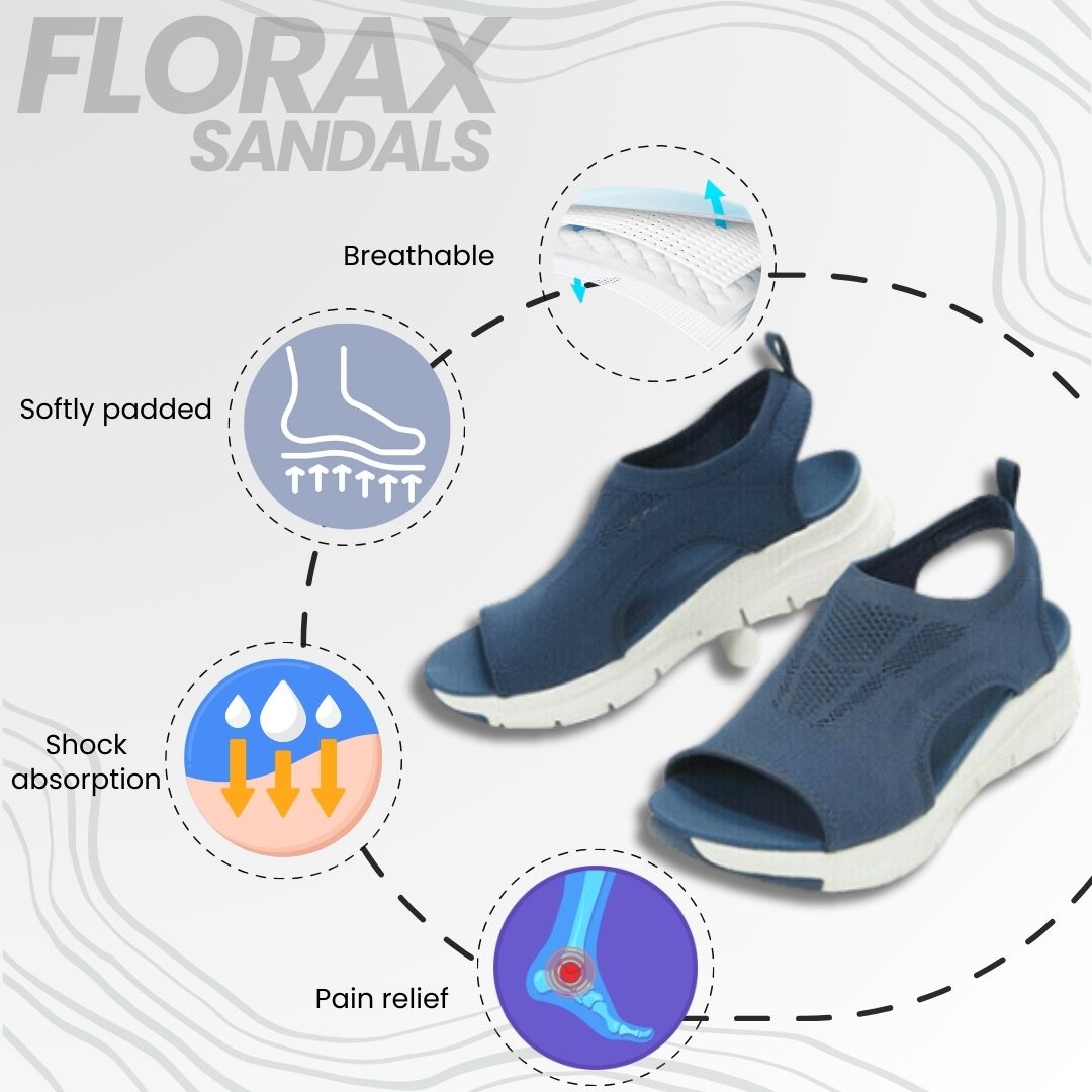 Florax™ - ergonomic orthopedic sandals for pain relief