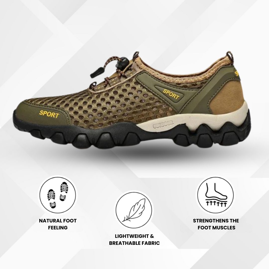 Orthtrek - waterproof barefoot trekking shoe for pain relief