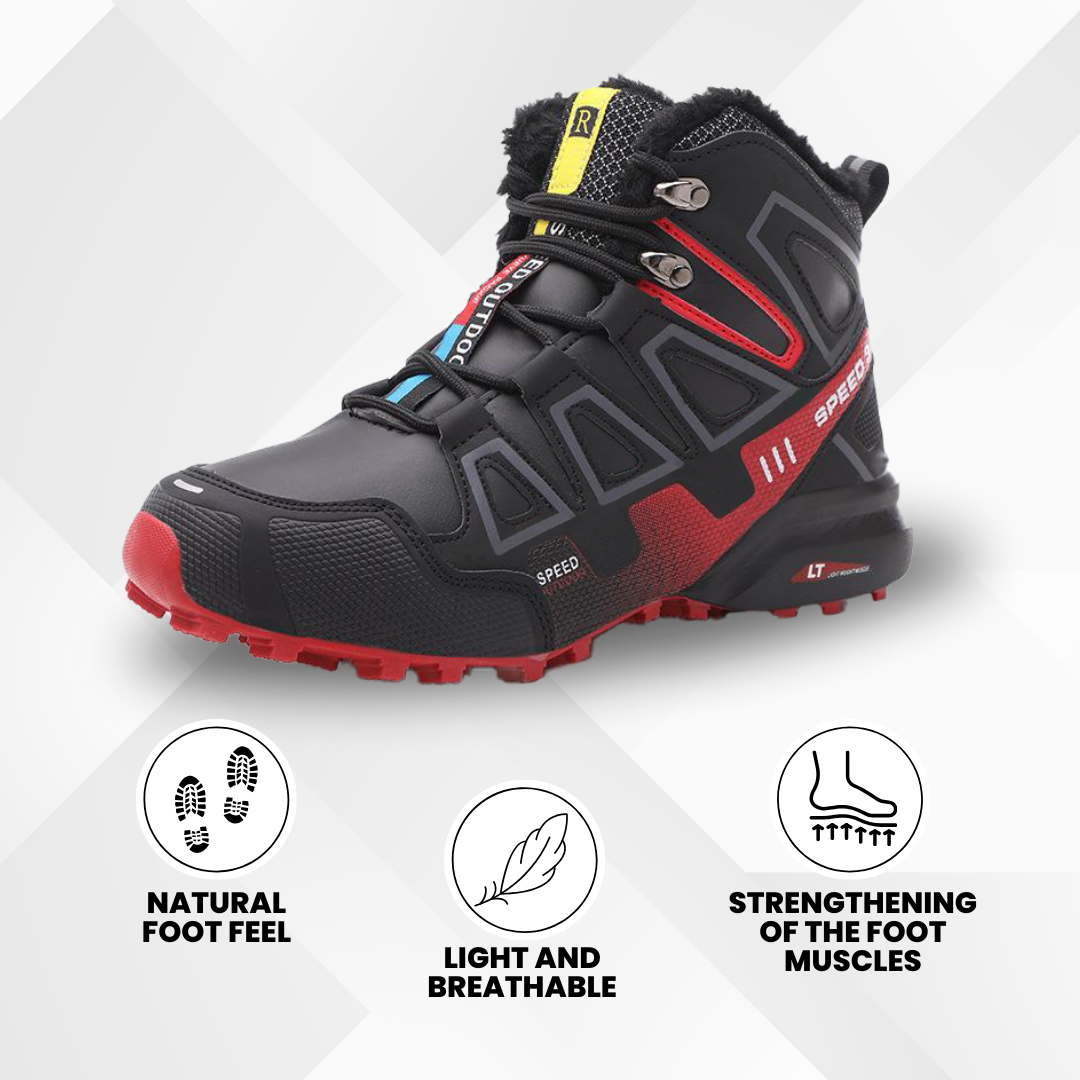 OrthoTrekking Pro - ergonomic pain-relieving trekking and hiking shoes for autumn and winter