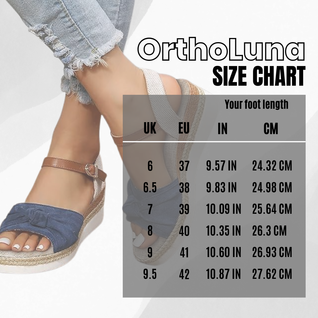 OrthoLuna - orthopedic pain relieving sandals for more comfort