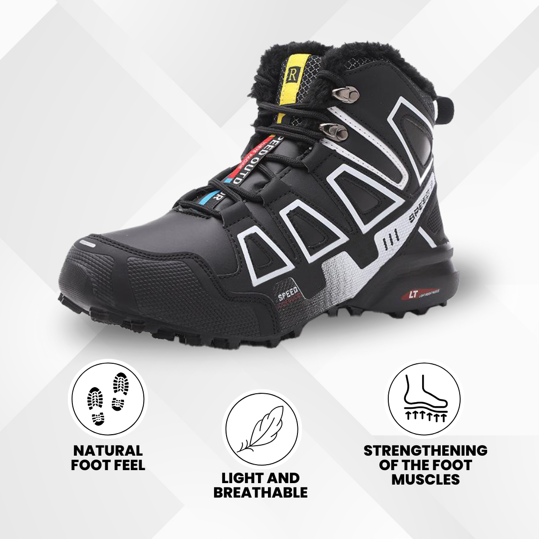 OrthoTrekking Pro - ergonomic pain-relieving trekking and hiking shoes for autumn and winter