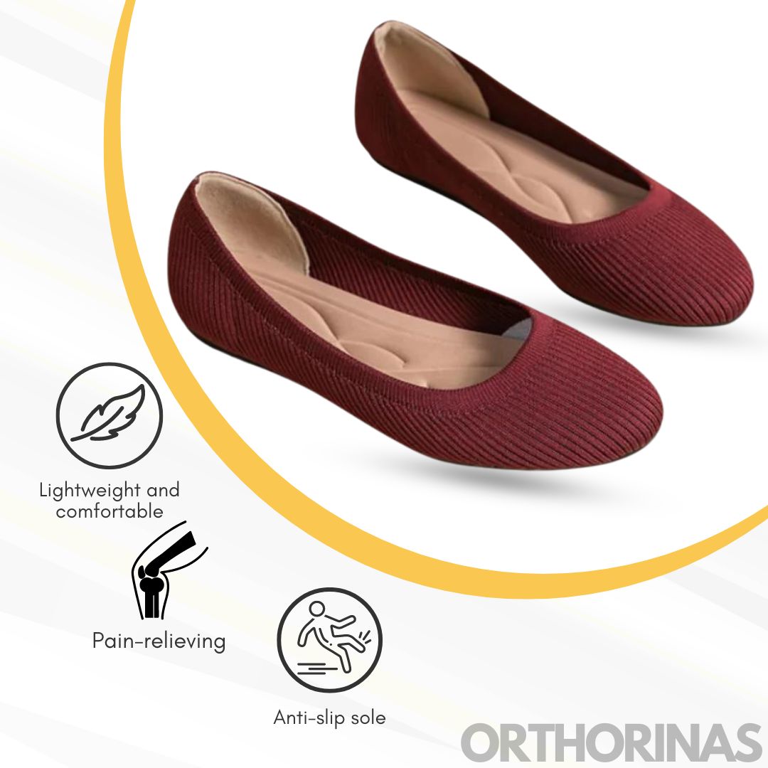 Orthorinas™ - ergonomic pain-relieving ballerina flats