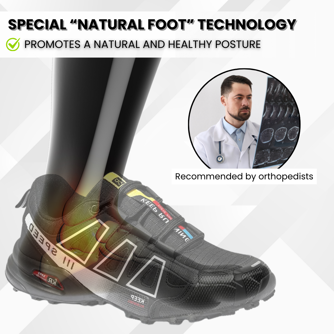 OrthoTrekking (2025) - ergonomic trekking and hiking shoe for pain relief (Unisex)