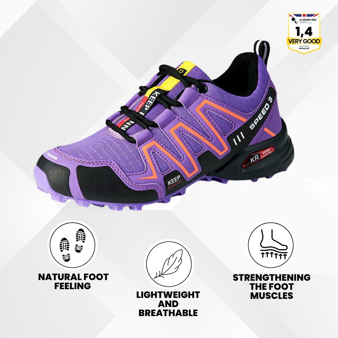 OrthoTrekking (2024) - ergonomic trekking and hiking shoe for pain relief (Unisex)