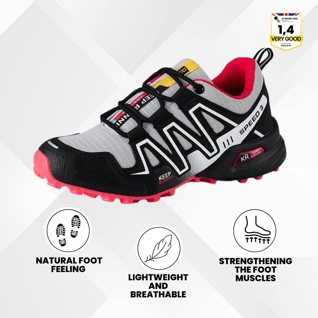 OrthoTrekking (2024) - ergonomic trekking and hiking shoe for pain relief (Unisex)