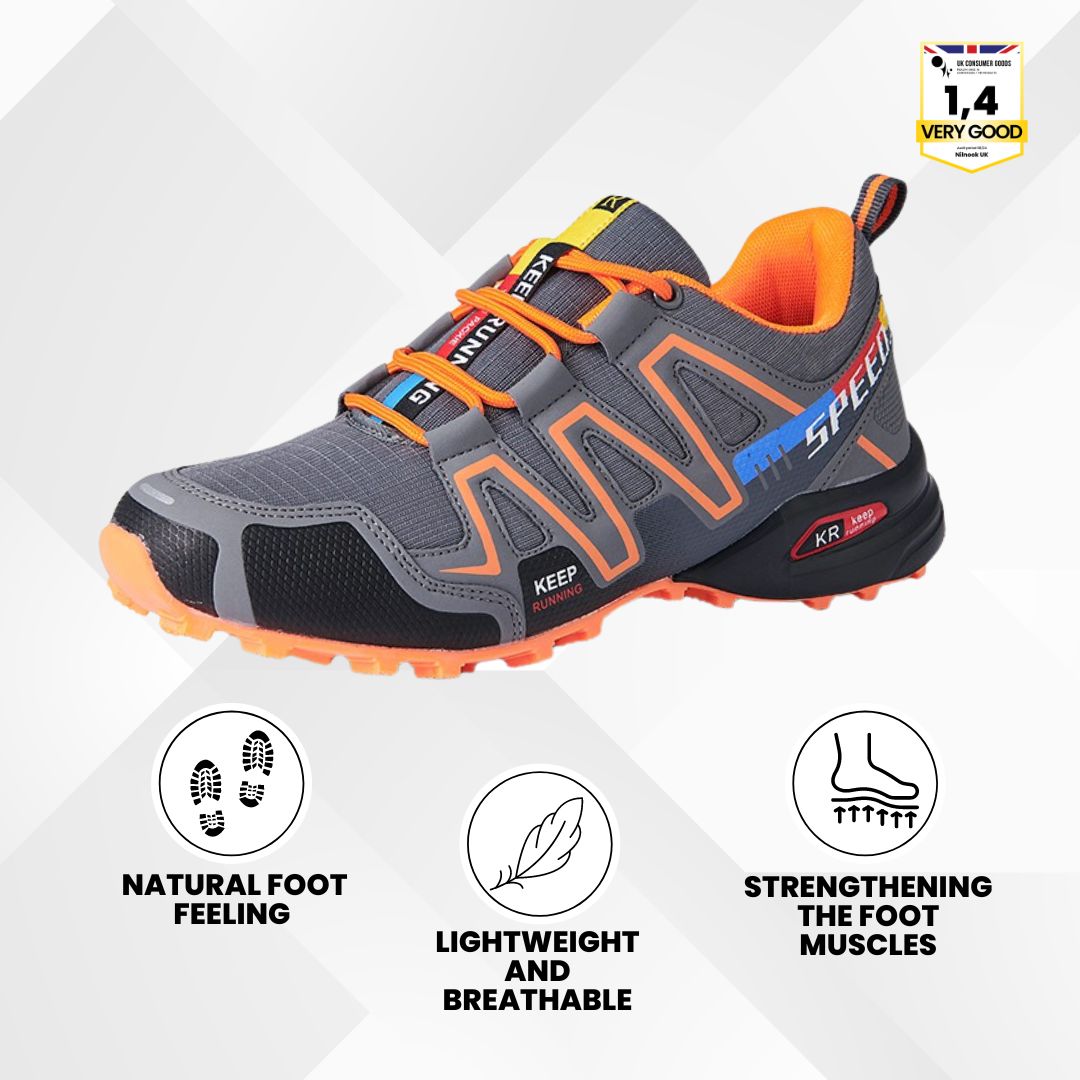 OrthoTrekking (2024) - ergonomic trekking and hiking shoe for pain relief (Unisex)