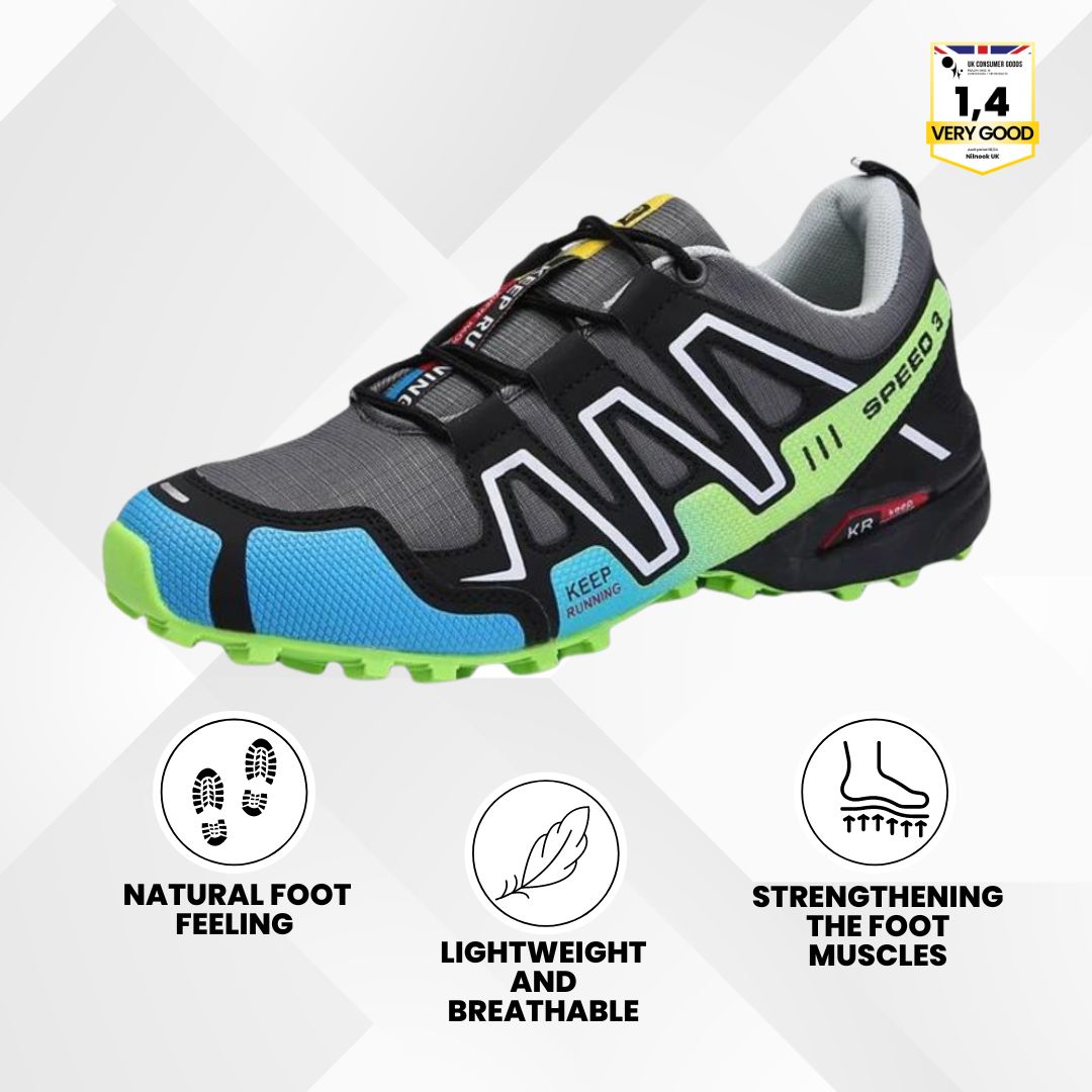 OrthoTrekking (2024) - ergonomic trekking and hiking shoe for pain relief (Unisex)