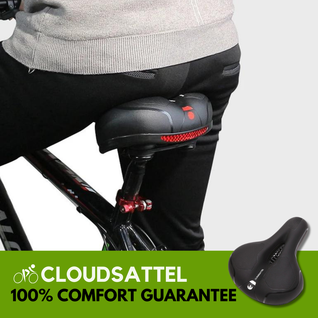 Cloudsattel - orthopedic pain relieving wheel saddle for all bicycles