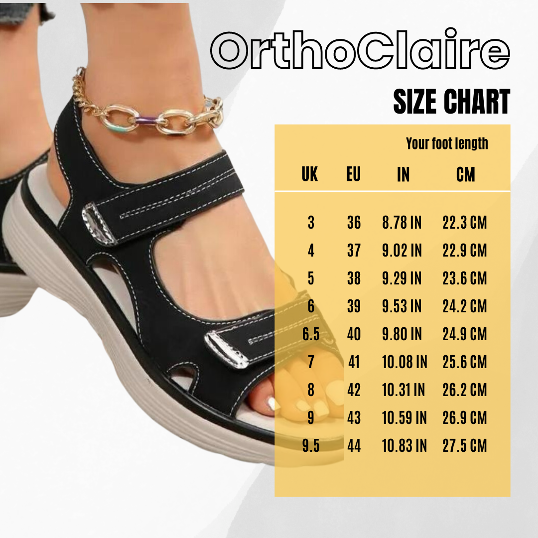 OrthoClaire™ - ergonomic orthopedic sandals for pain relief