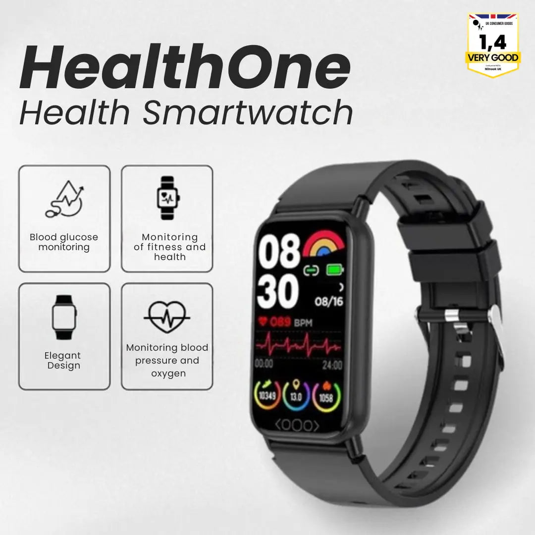 HealthOne - medical smartwatch with real-time blood glucose measurement