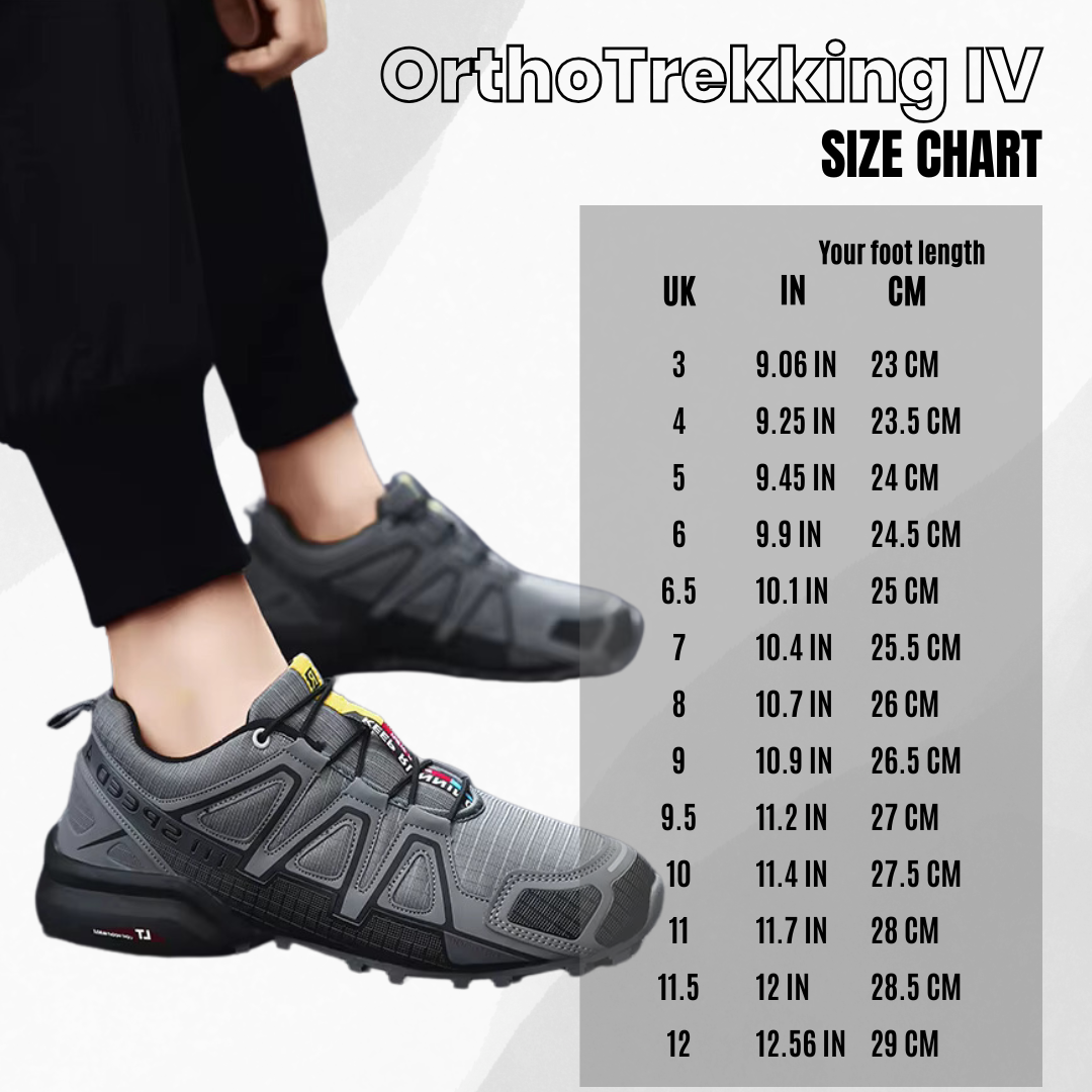 OrthoTrekking IV - ergonomic pain-relieving trekking and hiking shoes (2025)