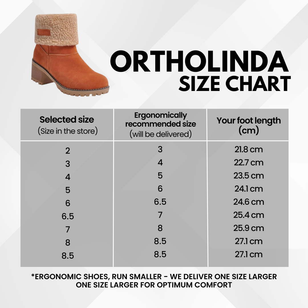 OrthoLinda - ergonomic and pain relieving boots for autumn and winter