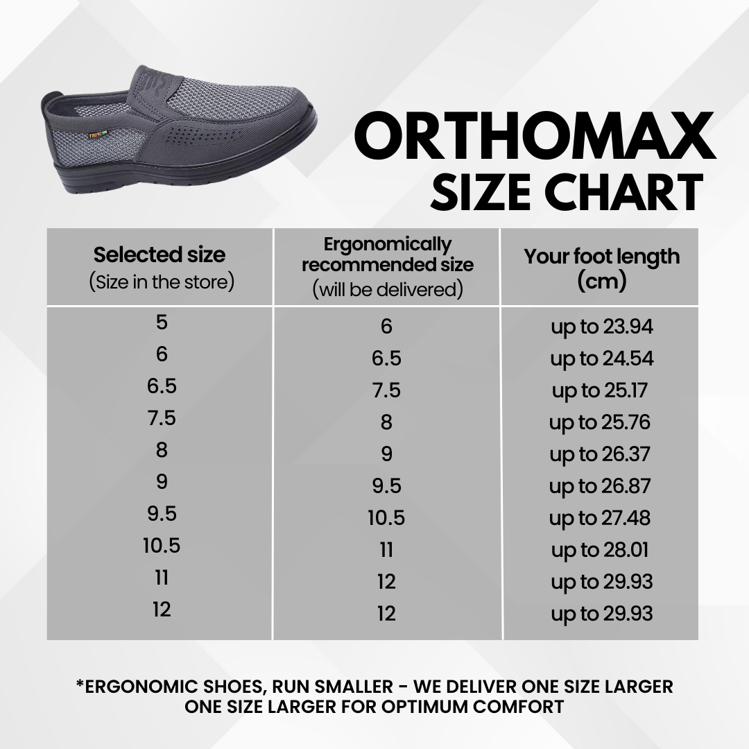 OrthoMax - ergonomic pain relieving comfort shoes