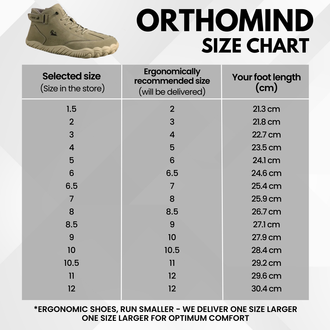 OrthoMind - ergonomic, waterproof & insulated barefoot shoes for autumn and winter