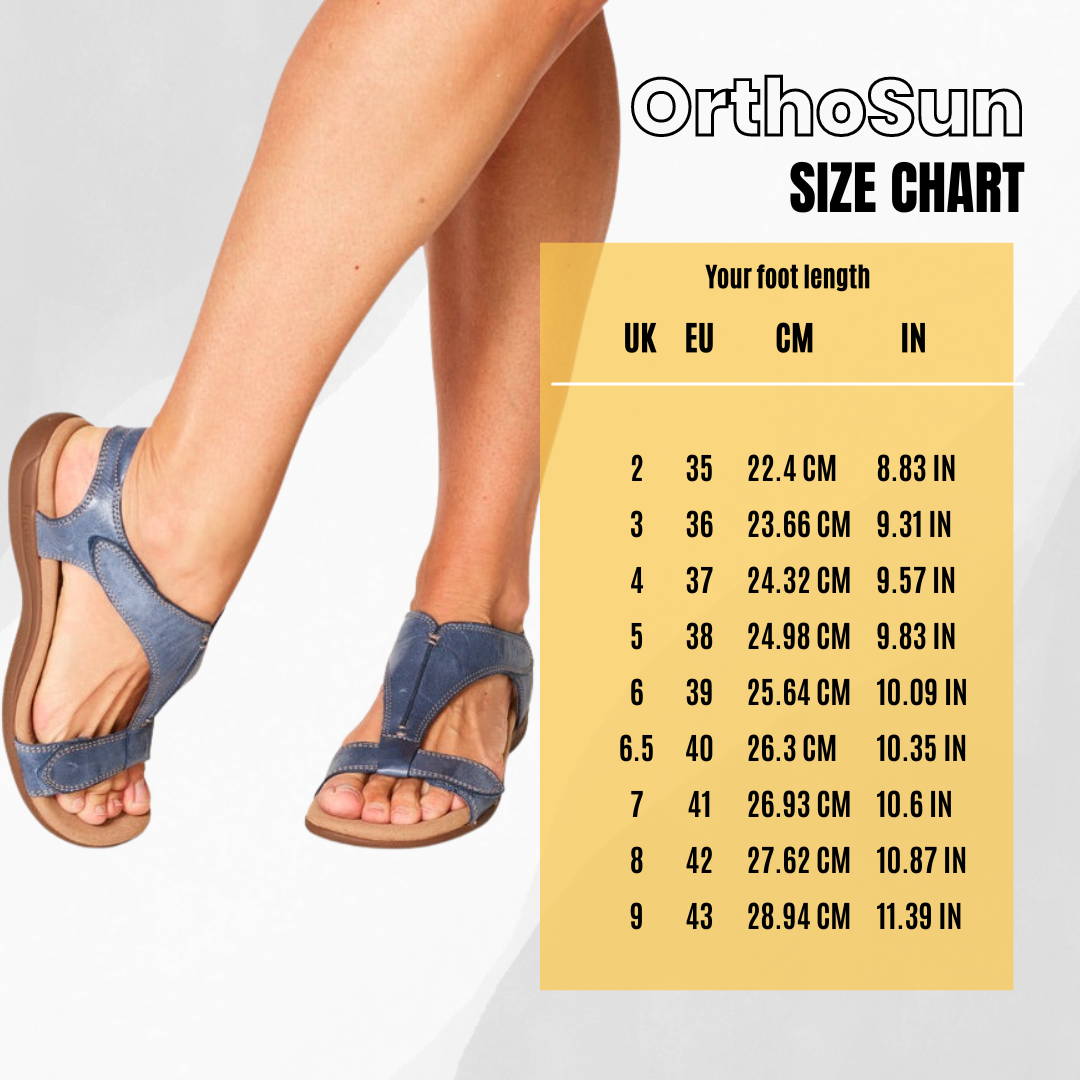 OrthoSun™ - ergonomic orthopedic sandals for pain relief