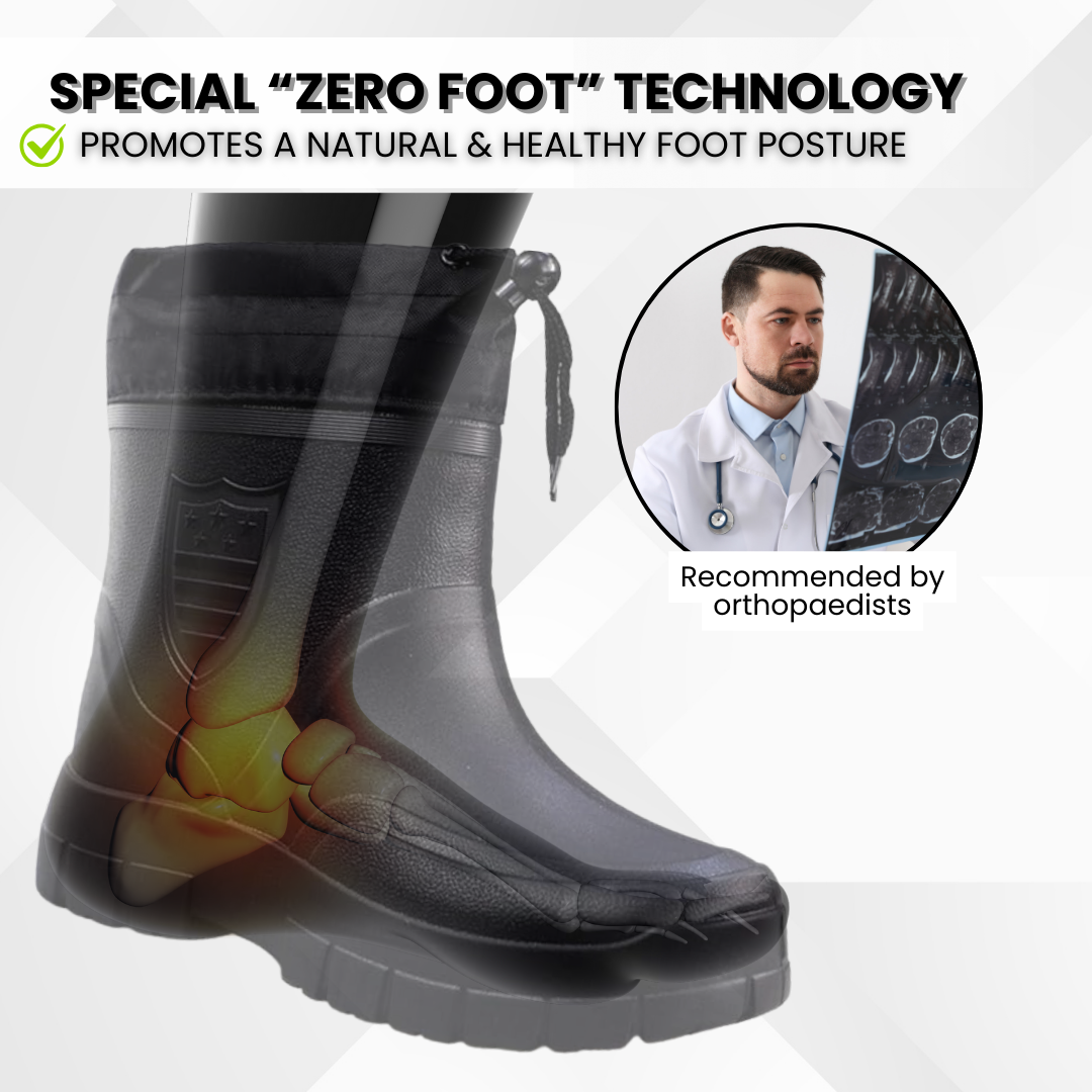 RainTex - ergonomic & waterproof thermal rain boots for winter